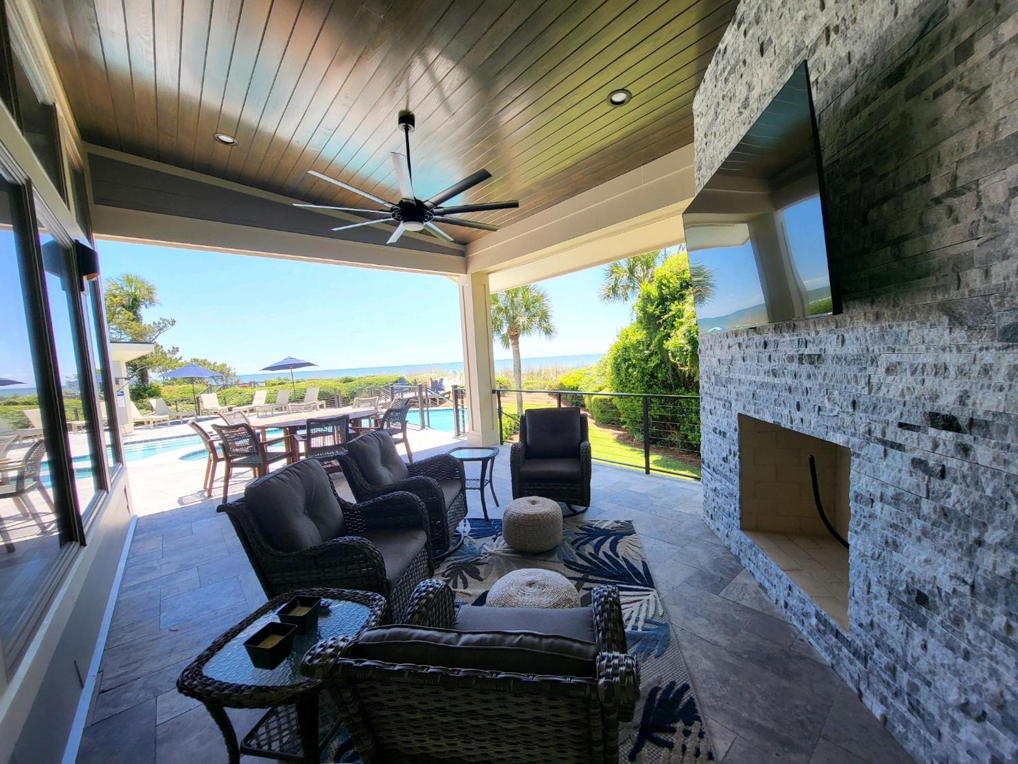 Вилла 23 Red Cardinal Oceanfront Sea Pines Хилтон-Хед-Айленд Экстерьер фото