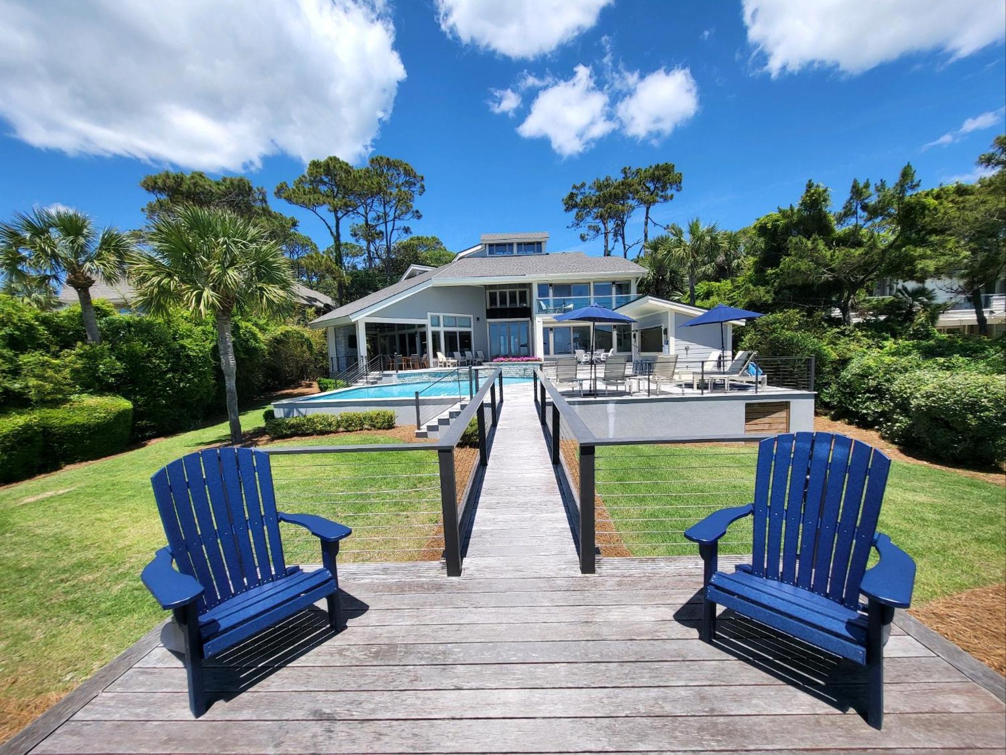 Вилла 23 Red Cardinal Oceanfront Sea Pines Хилтон-Хед-Айленд Экстерьер фото